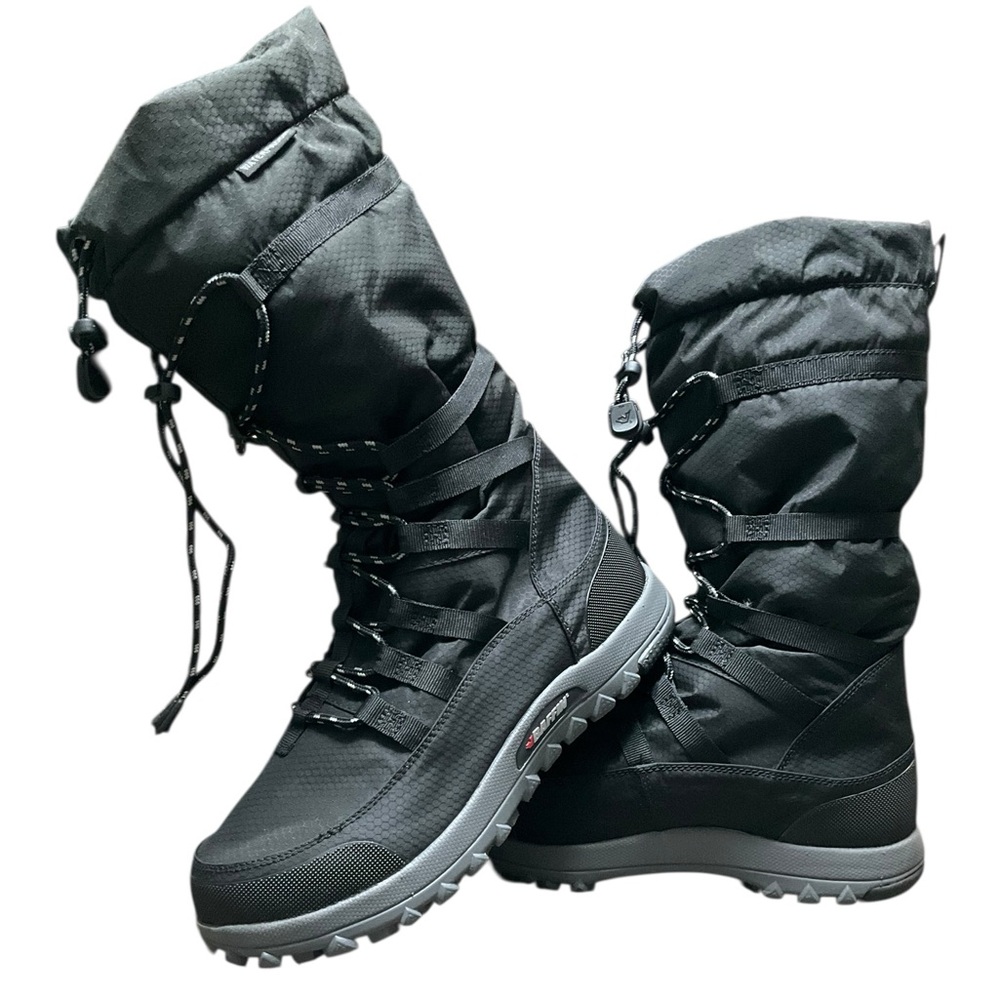 Baffin Women's Black Insulated Boots with Secure Lace Drawcord Size 9 NEW NIB